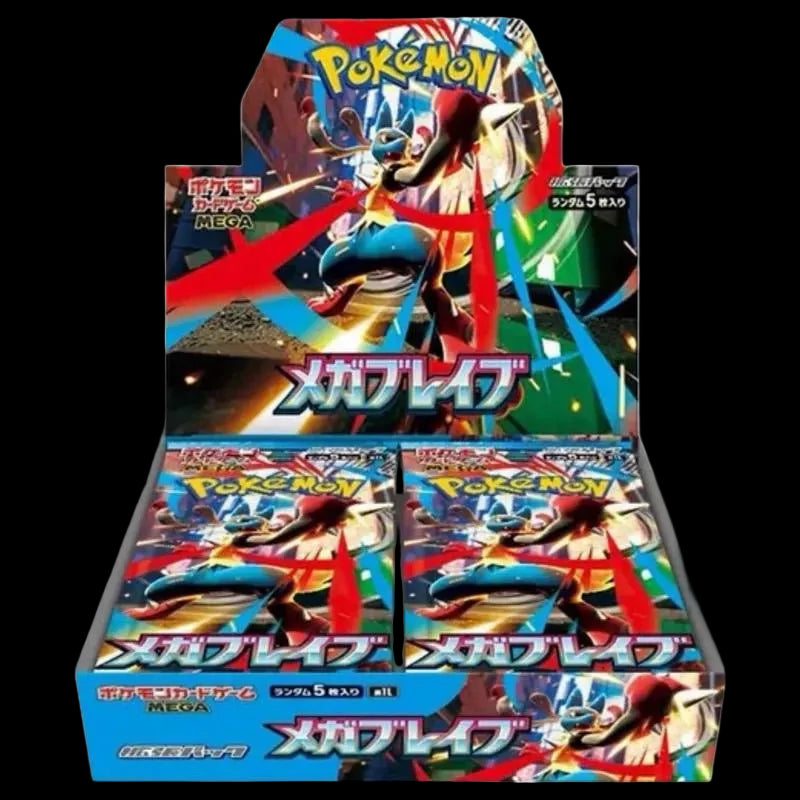 Japanese Pokémon Mega Brave M1L Booster Box (with shrink wrap)