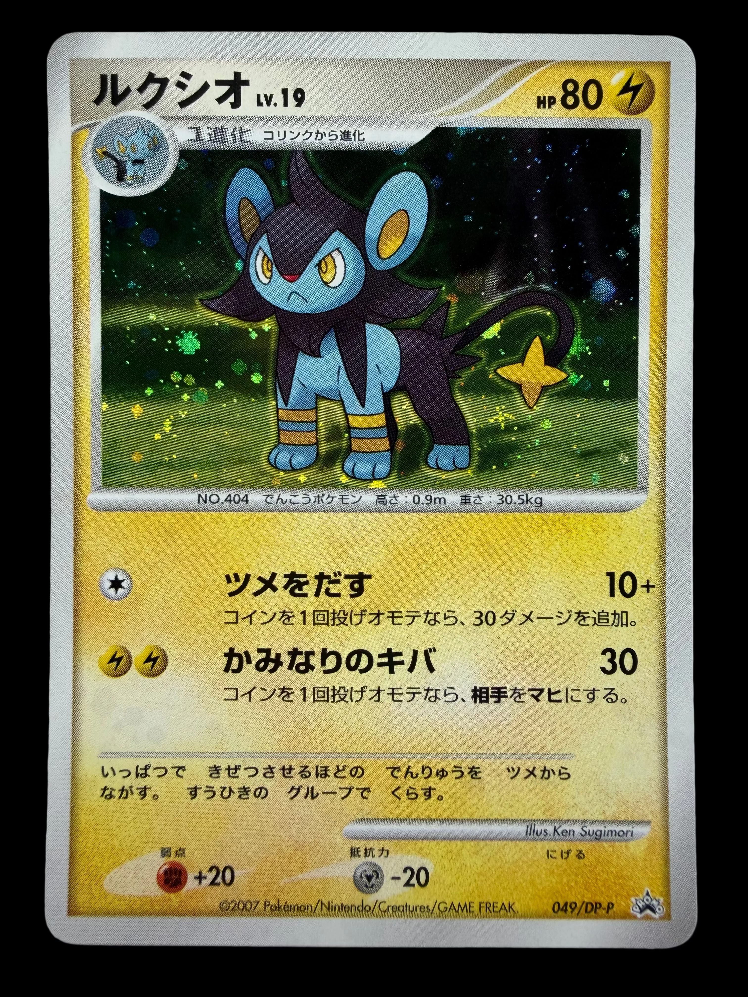 Luxio 049/DP-P • Black Star Promo DP Trade Please Event July 2007 • Holo Promo • NM